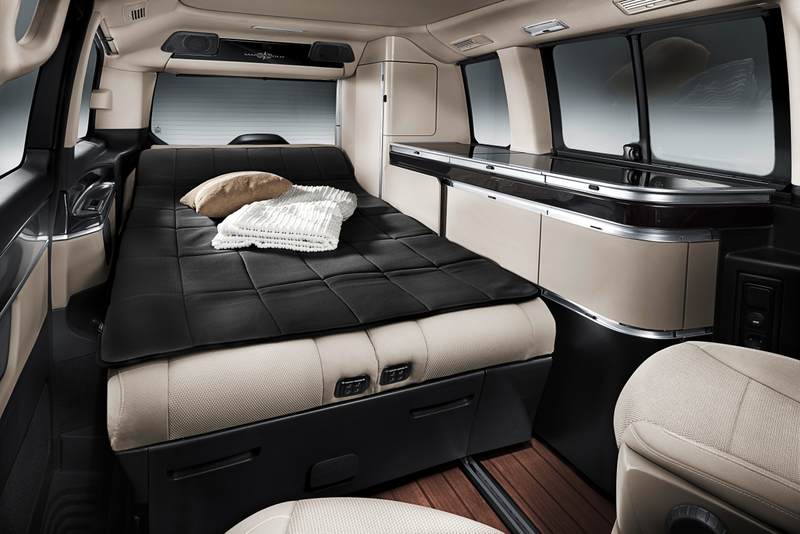 Illustration for article titled Mercedes Pop-Top Camper Makes Living In A Van Look Tastefully Fancy